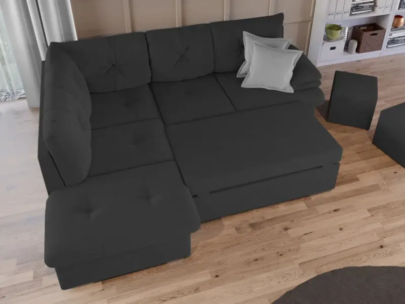 Coltar Extensibil Roma Gri — imaginea 3