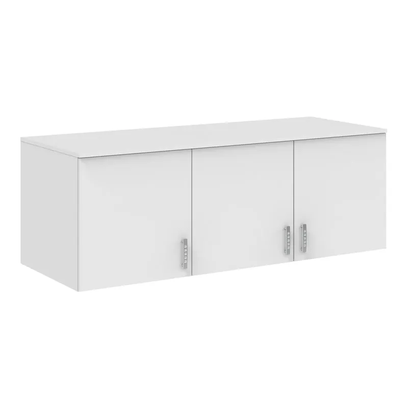 Dulap cu trei uși Royal, Loft, lemn, Alb - Stejar, 150x58x53 cm - Alb