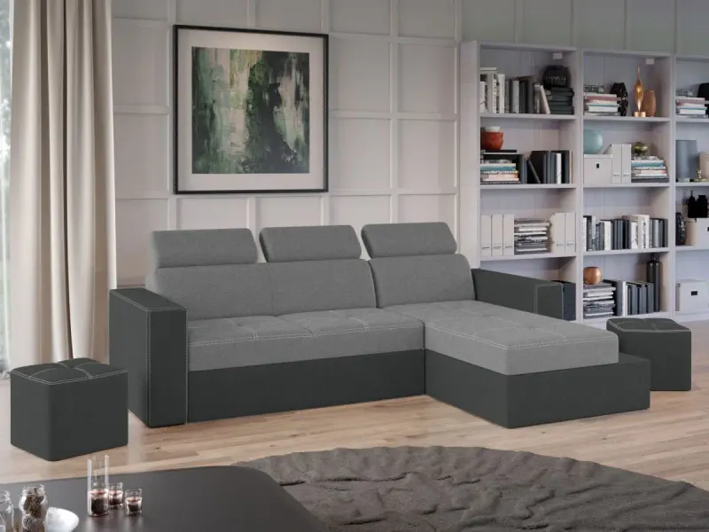 Coltar Extensibil Paloma Gri Deschis / Gri — imaginea 2