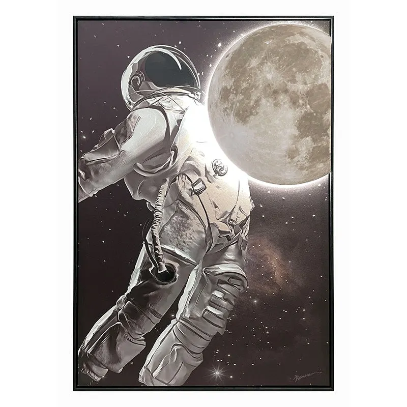 Tablou pânza Mallo 3D cu rama, și Canvas, Multicolor, 70x100 cm - Multicolor