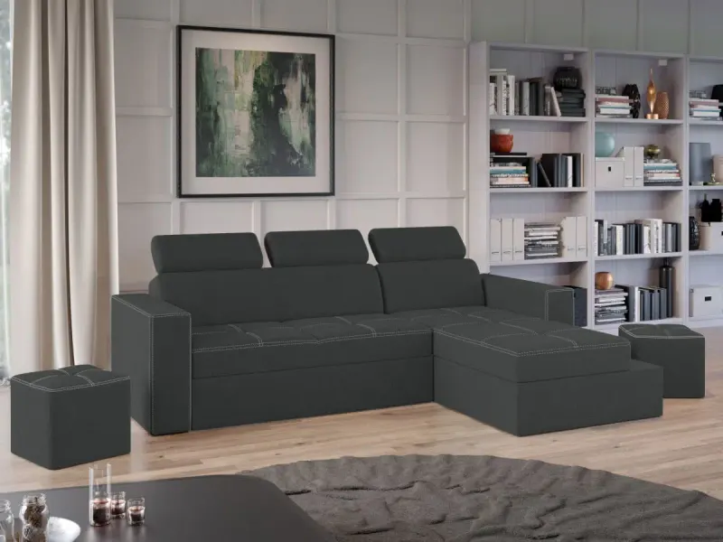 Coltar Extensibil Paloma Gri — imaginea 2