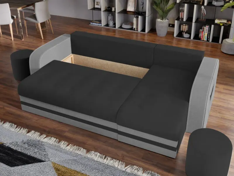 Coltar Extensibil Juno Gri / Gri Deschis — imaginea 3