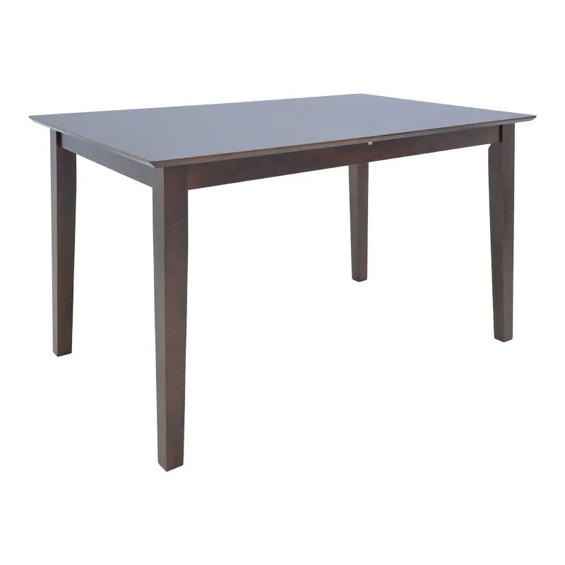 Masa extensibila din lemn Mabor, Alb - Nuc, 120-150x80x73 cm - Nuc
