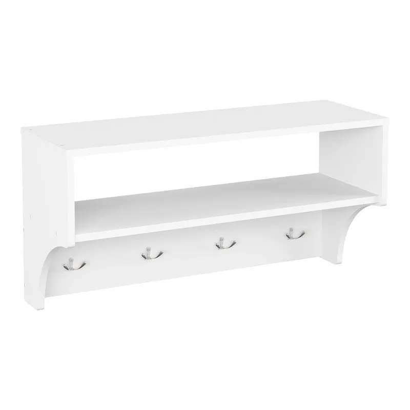 Cuier Crosta, 80x28x40 cm - Alb