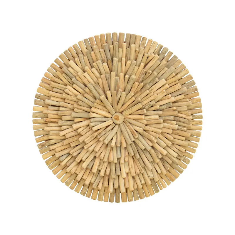 Decoratiune de perete Decofy, Natural, 60x60x5 cm - Natur