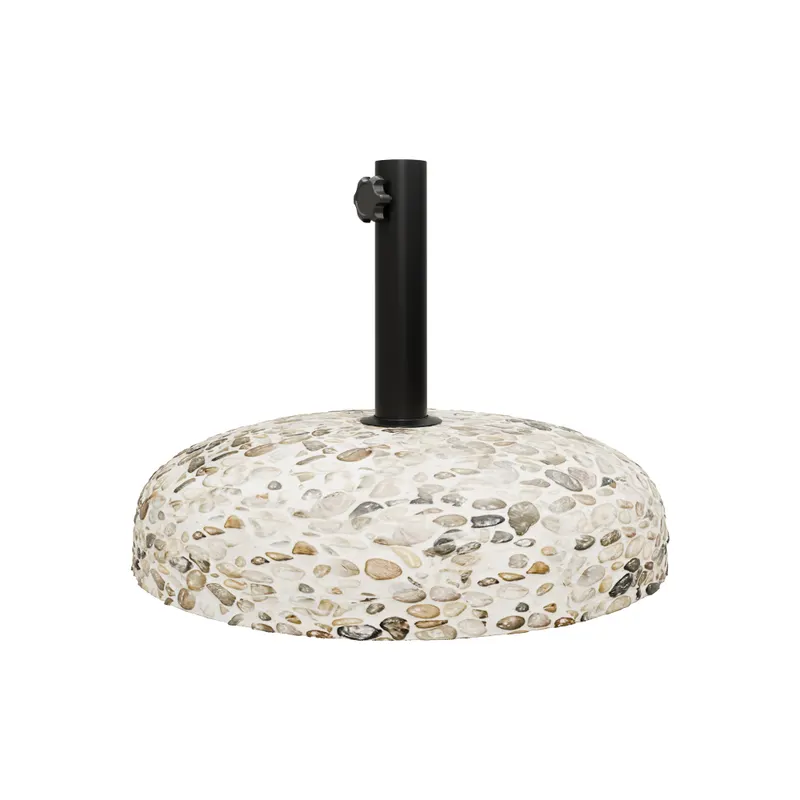 Suport umbrela de gradina Shade, Negru, 50x50x50 cm - Gri