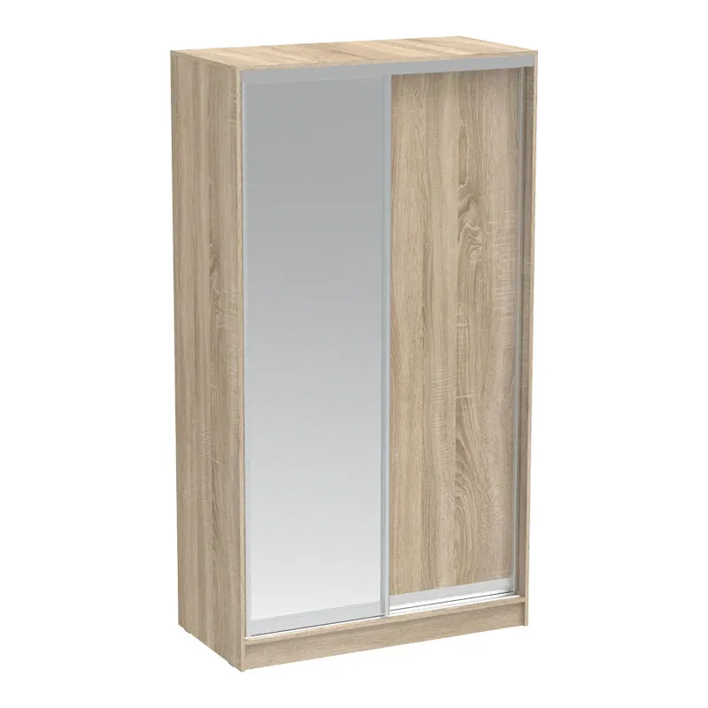 Dulap Korredor cu usi glisante si oglinda, 120x60x220 cm - Stejar