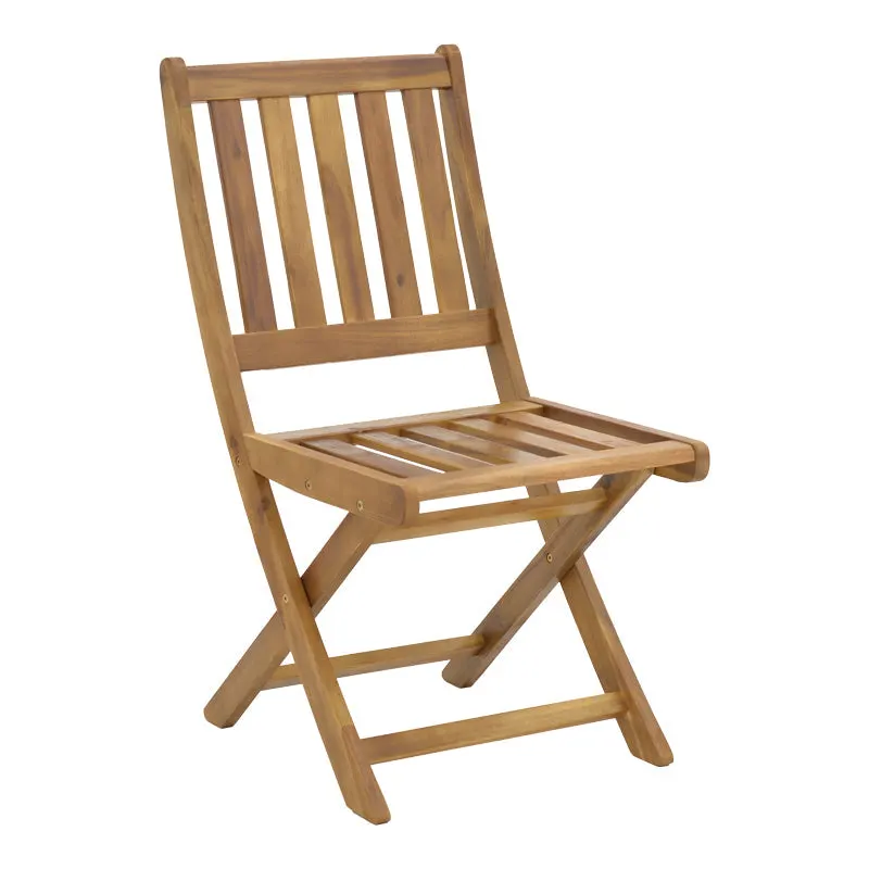 Scaun pliabil de gradina Elijie, Maro, 45x62x90 cm - Natur