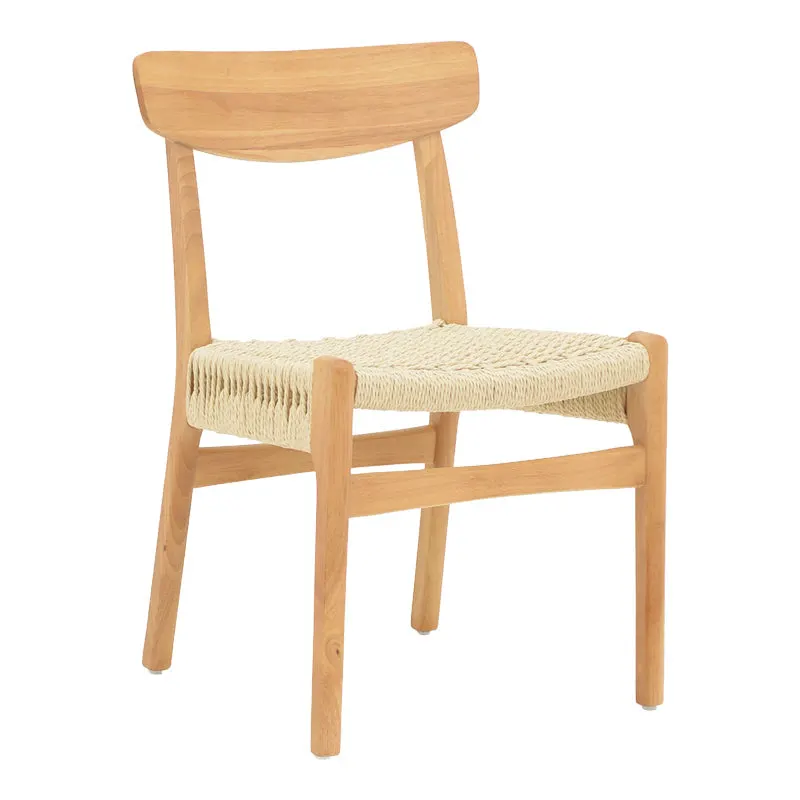 Scaun Eaprine frânghie Natural-cauciuc, 49x53x77 cm - Natur