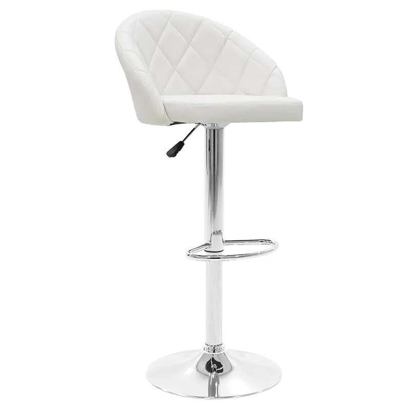 Saun de bar Balina, Alb, 52x53x109 cm - Alb