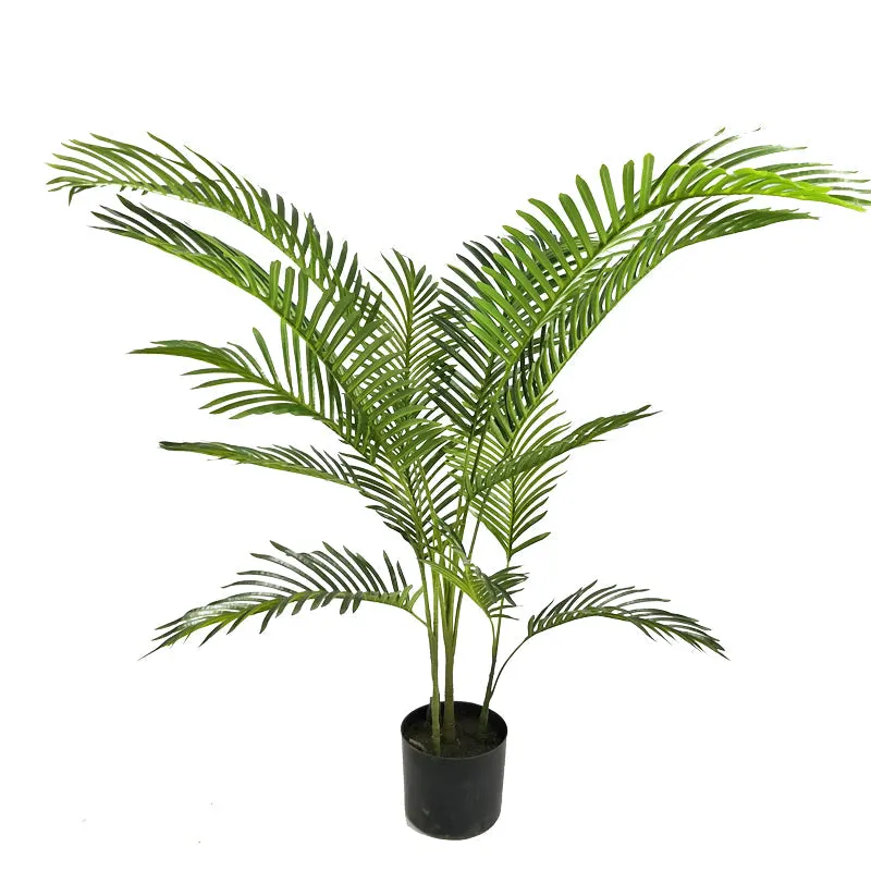 Planta decorativa Areca Ighiveci, verde, H120cm - Negru