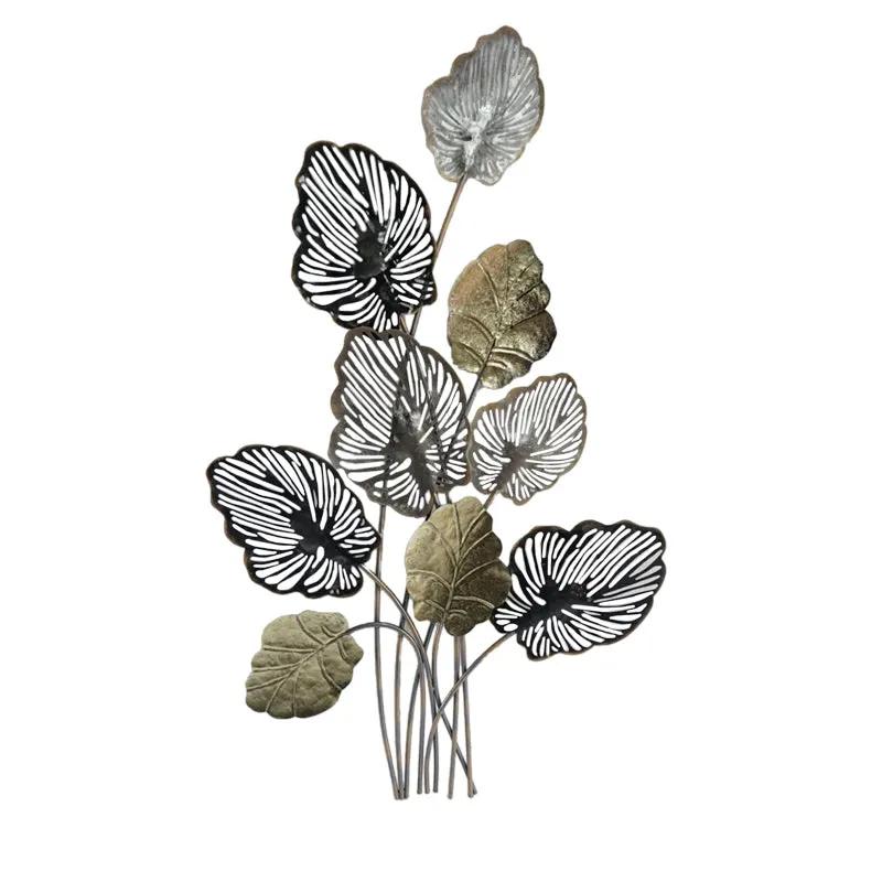Decoratiune de perete din metal Irida, Multicolor, 55x92 cm - Multicolor