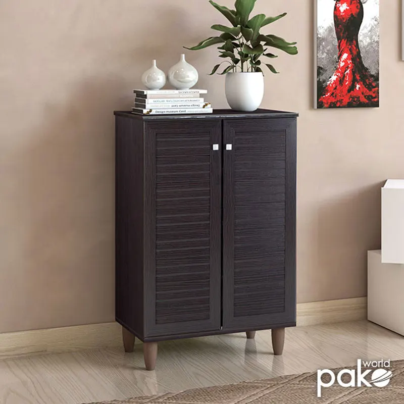 Dulap pantofi Santi, 10 - 12 perechi, Nuc - Stejar, 60x35x92 cm - Nuc