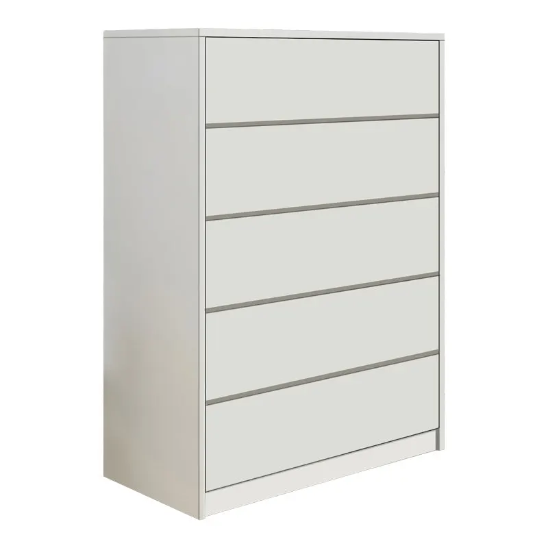 Comoda Kuanger, Alb, 80x40x109 cm - Alb