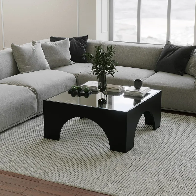 Mobilier Seine, 80x35 cm - BlacknTransparent