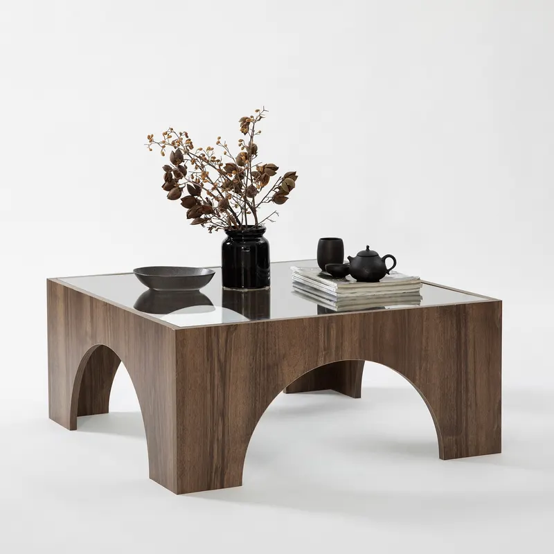 Mobilier Seine, 80x35 cm - TransparentnWalnut