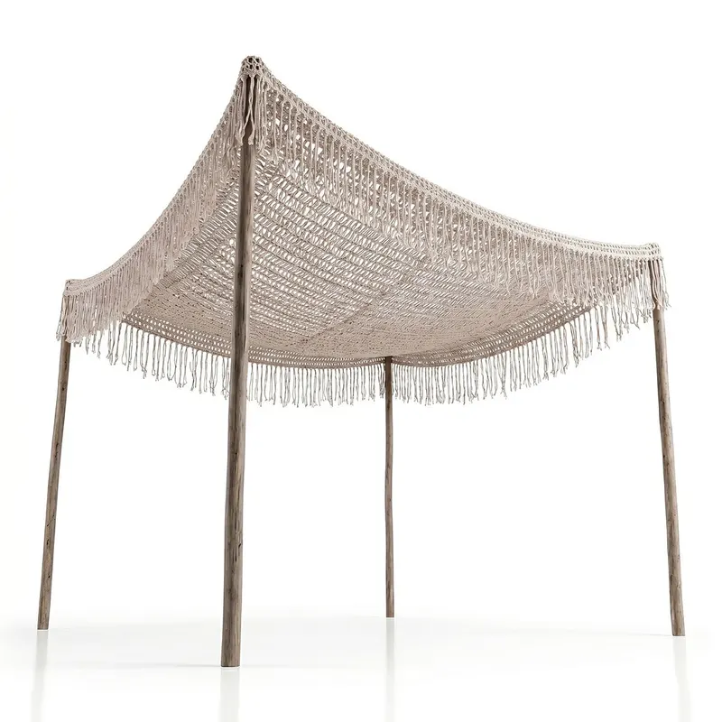 Plasă de umbrire Shelto, Bej, 400x400x27 cm - Bej