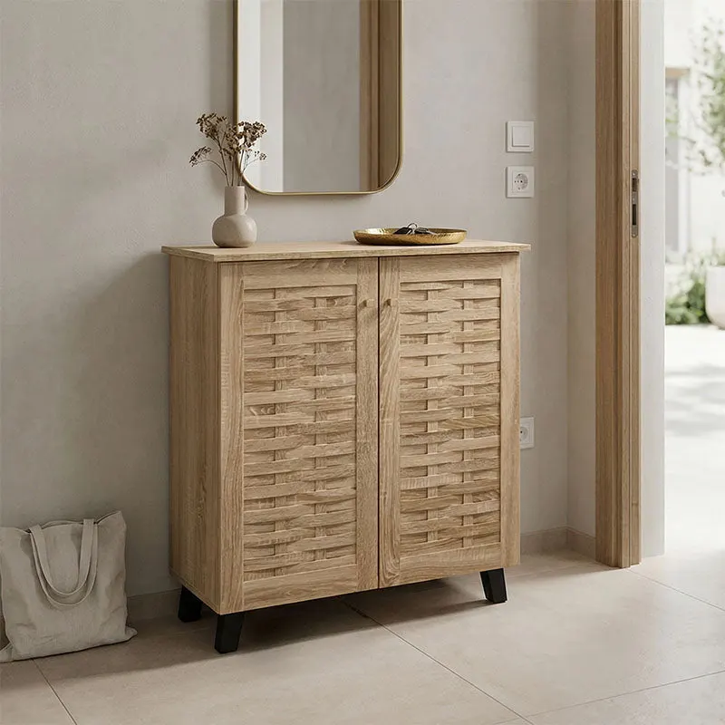 Pantofar Mantam, pentru 12 perechi, Sonoma, 78x34x87 cm - Sonoma
