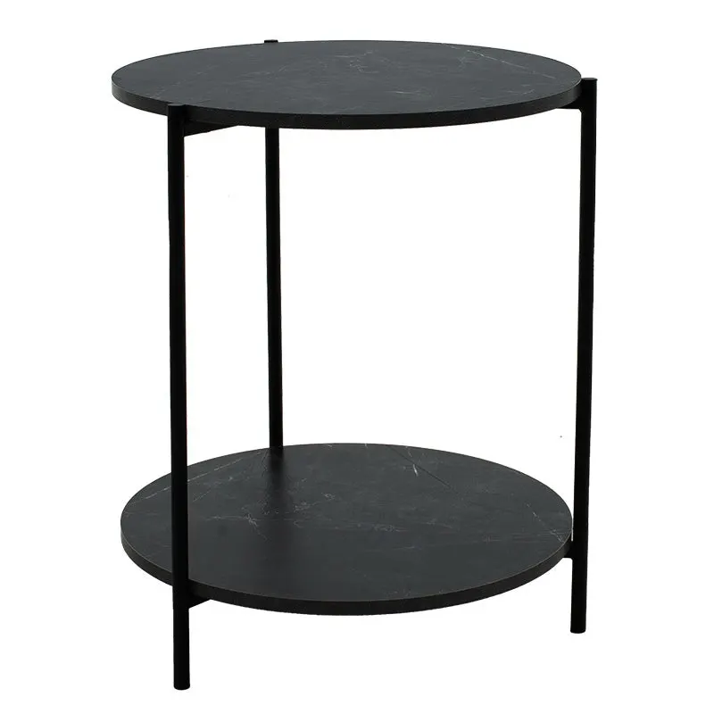 Masuta de cafea Rhythm, negru - negru, D48x60 cm - Negru