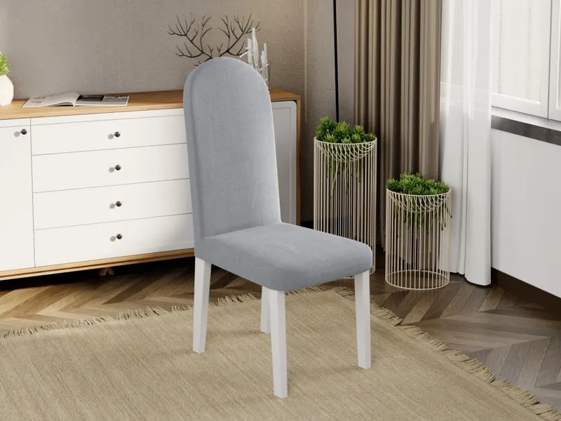 Set 4 Scaune Grand Gri Deschis — imaginea 2