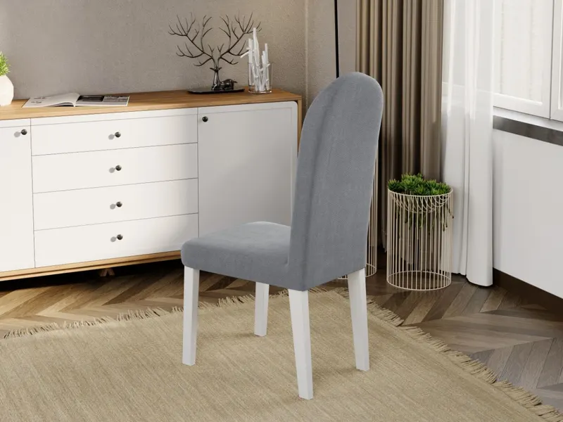 Set 4 Scaune Grand Gri Deschis — imaginea 3
