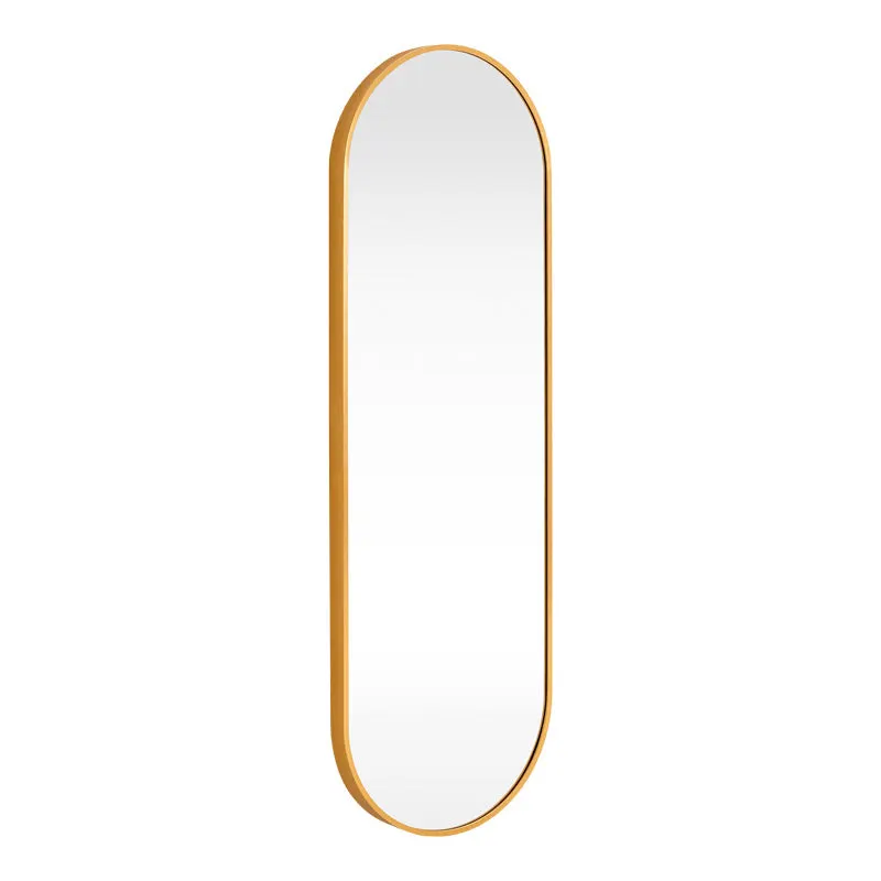 Oglinda decorativa Albere, Alb-Negru - Alb-Auriu, 40x120 cm - Alb-Auriu