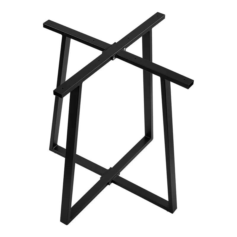 Bază masă bar metalică Mulbe, Metal, Negru, 50x50x90 cm - Negru