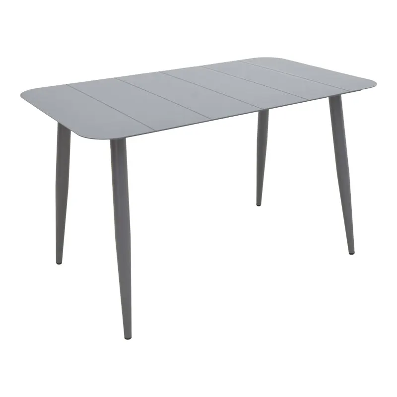 Masă aluminiu Vista, Stil Anthracit, Aluminiu, Antracit, 120x70x72 cm - Antracit