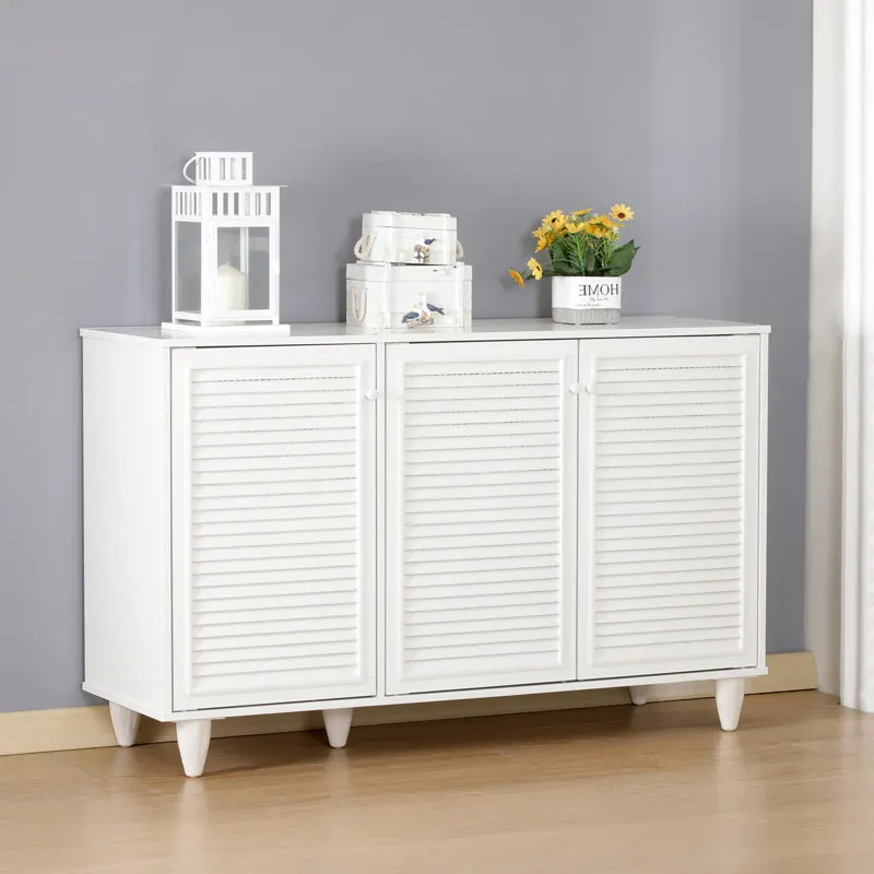 Dulap pantofi Ronan, 105x35x66 cm - Alb