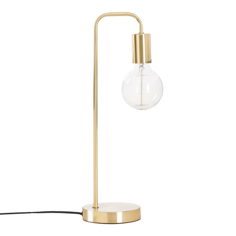 Lampa de birou Klio, Metal, Auriu, 15x12x45 cm - Auriu