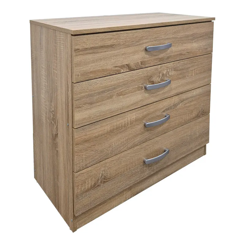 Comoda cu sertare Athos, Lemn, 80x40x79 cm - Stejar