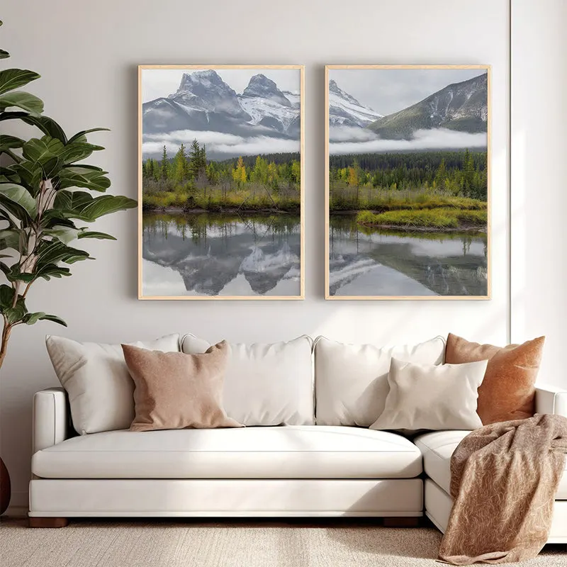 Tablou Leron, Pânză, Multicolor, 33x48 cm - Multicolor
