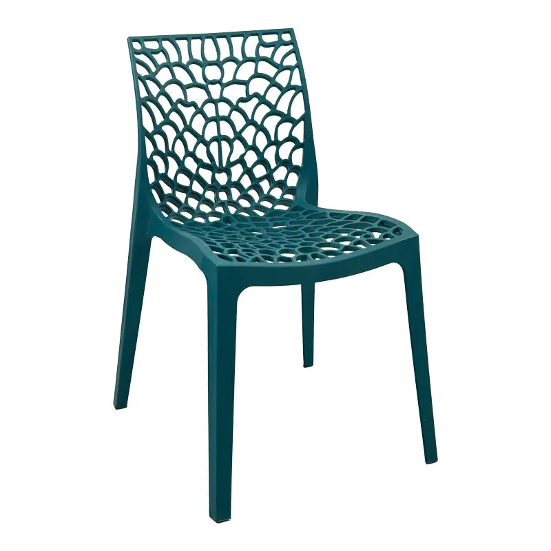 Scaun exterior Hush, polipropilena, 50x57x81 cm - Albastru