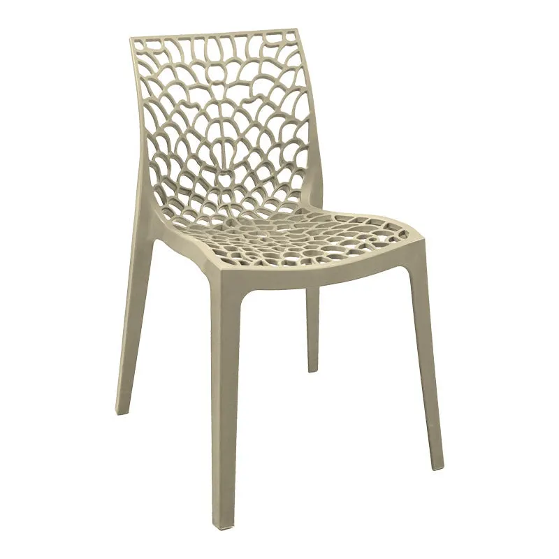 Scaun exterior Hush, polipropilena, 50x57x81 cm - Bej