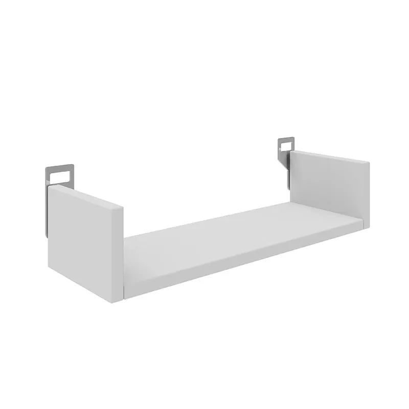 Raft de perete cu functie de depozitare Derva, Lemn, Diverse culori, 45x15x10 cm - Alb
