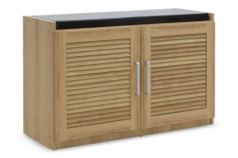 Dulap pantofi cu banca Crispy 94x35x60cm - Sonoma