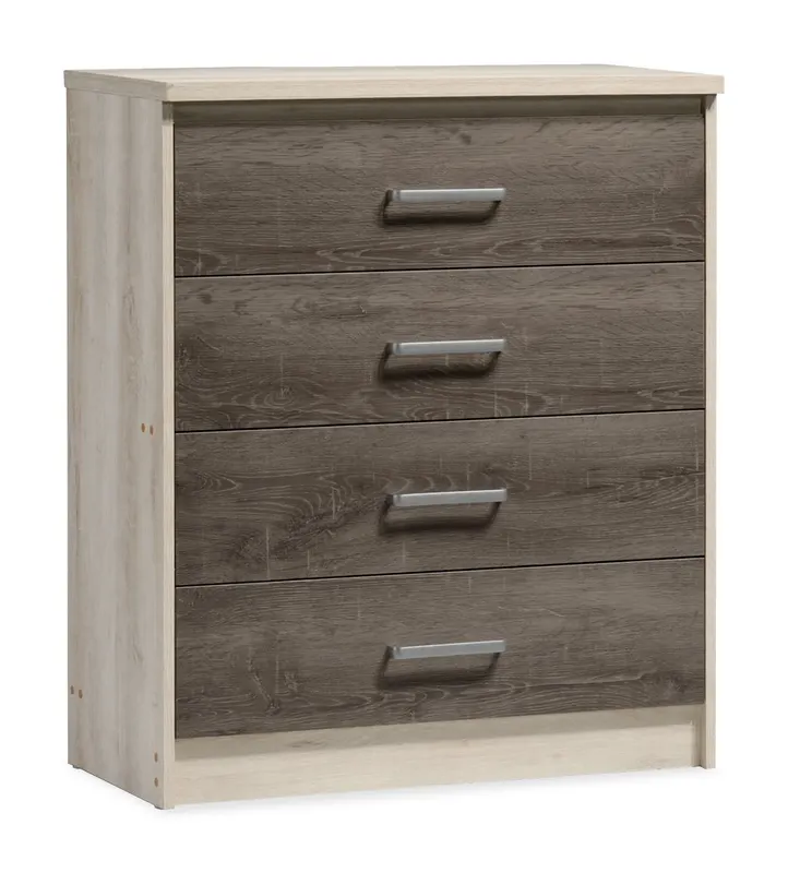 Comoda cu 4 sertare OlympusStejar 80x40x95 40x80 - Stejar