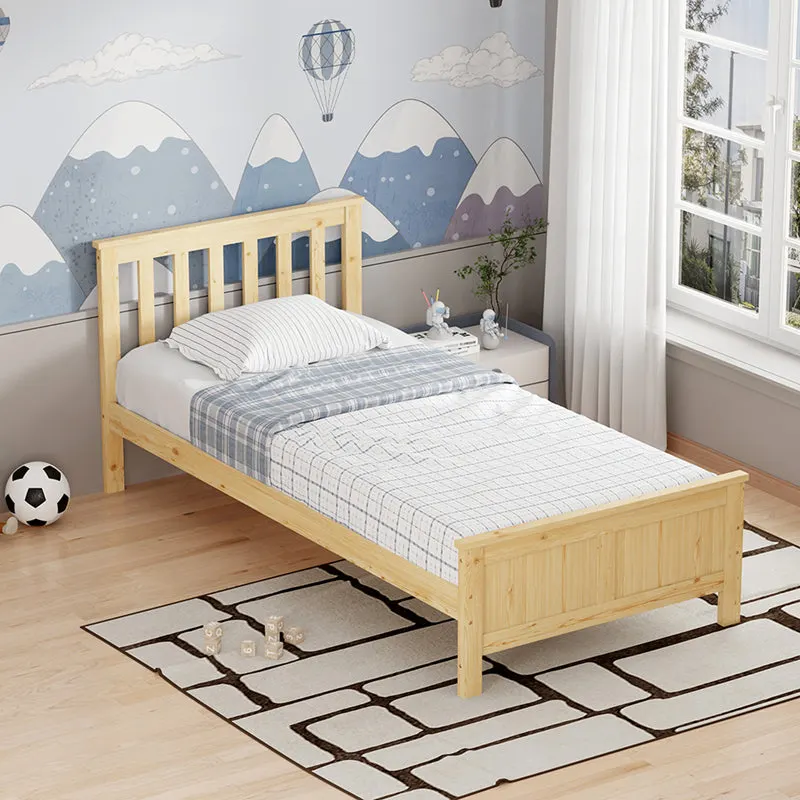 Pat Bed Neranda, Placaj, 90x190 cm - Natural