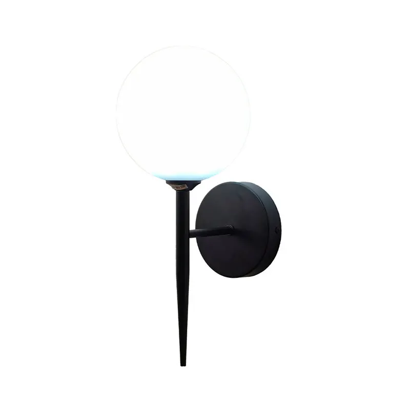 Aplica de perete cu iluminare G9 Kerlibin, metal, Negru-Alb, 13x18x34 cm - Negru