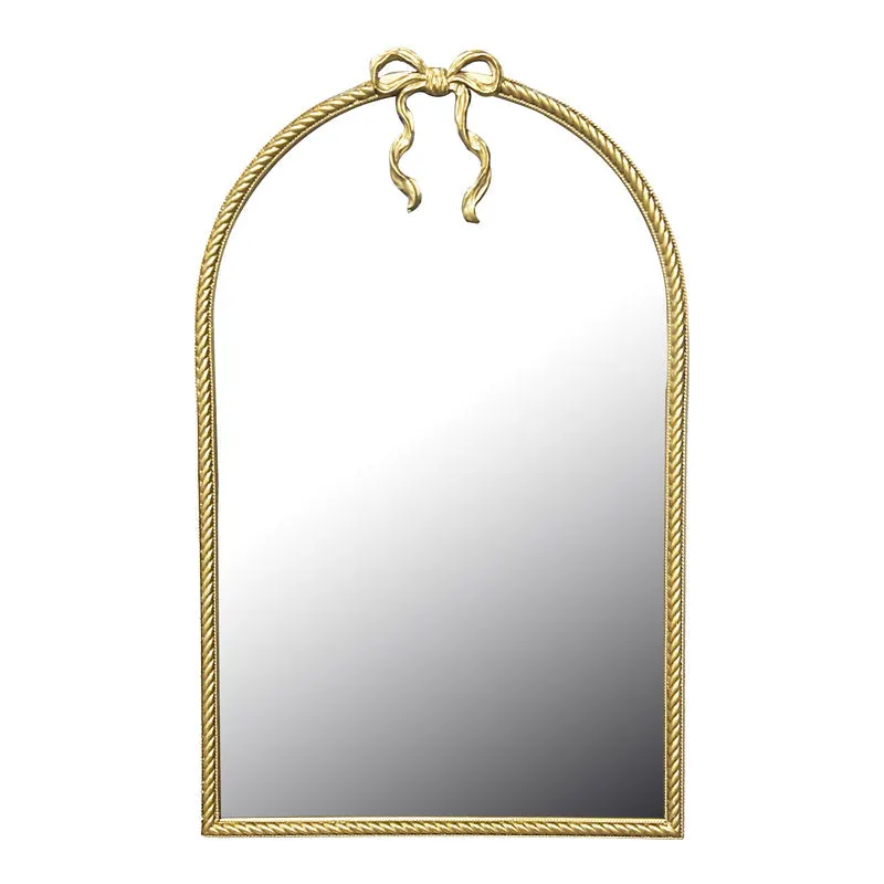 Oglinda decorativa Frensia, Lemn Aurit, Auriu, 58x93 cm - Auriu