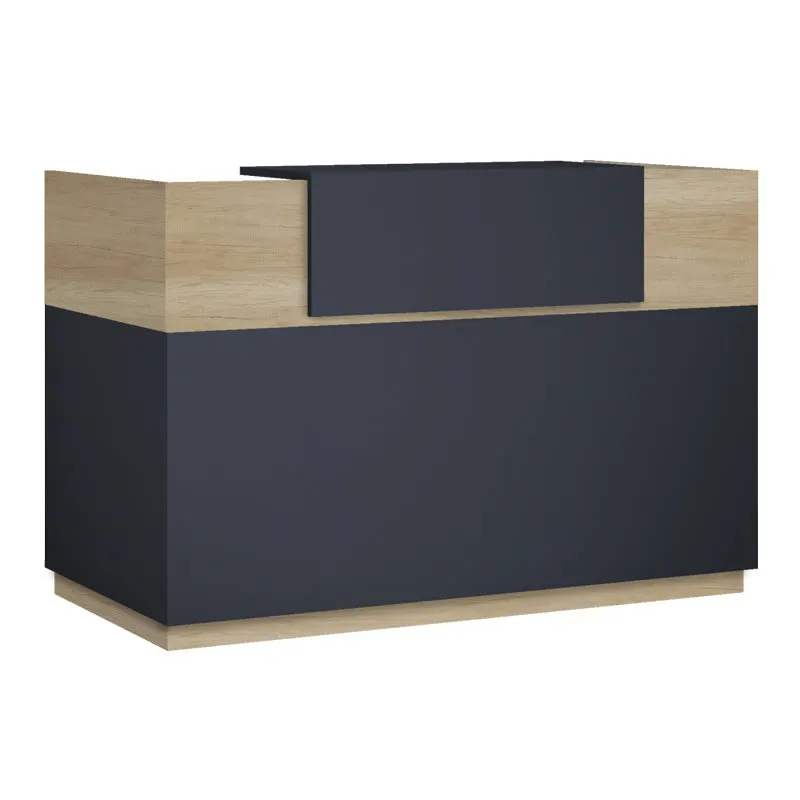 Receptie cu functie Lotus, Lemn/metal, Stejar, 200x70x110 cm - Stejar