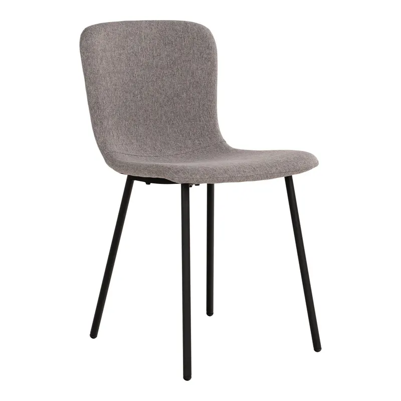 Scaune de sufragerie Halden, Bej - Gri Deschis, 44x81x52 cm - Gri Deschis