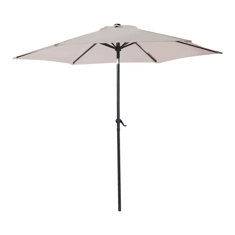 Umbrella Frow tesatura antracit aluminiu-bej-Gri D3m, 300x300x230 cm - Gri