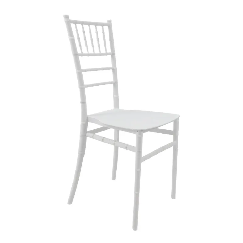 Scaun elegant Tiffany by, Alb Imaculat, Polipropilenă, 38x46x87 cm - Alb