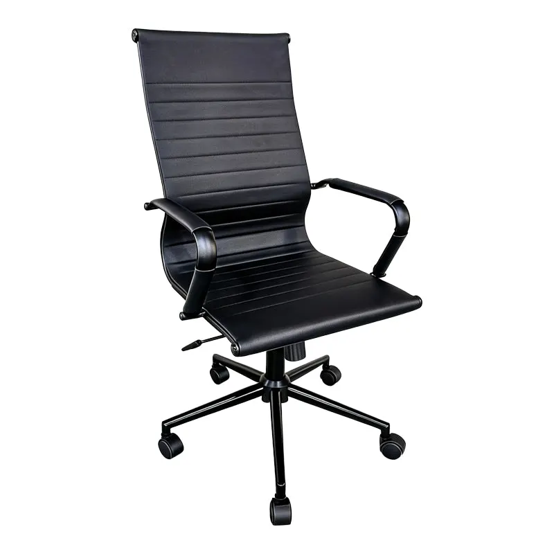 Scaun de birou ergonomic Valter, Negru, 55x58x108 cm - Negru