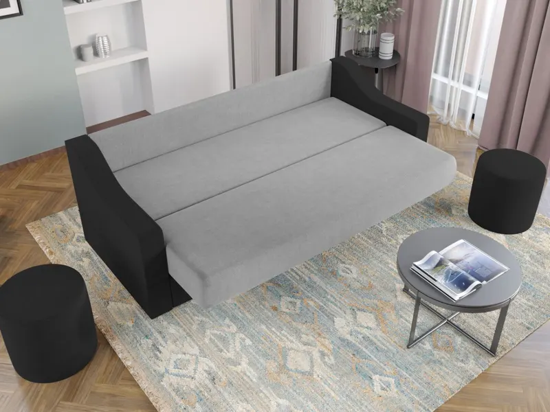 Canapea Iris Gri Deschis / Gri Antracit — imaginea 3