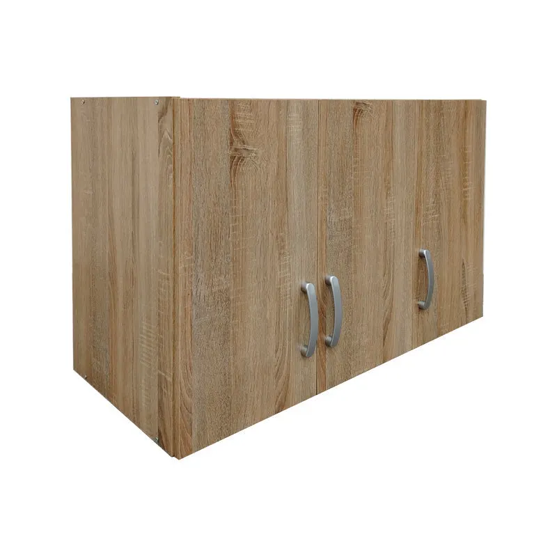 Etajera dulap Athos cu 3 usi, 90x41x60 cm - Stejar