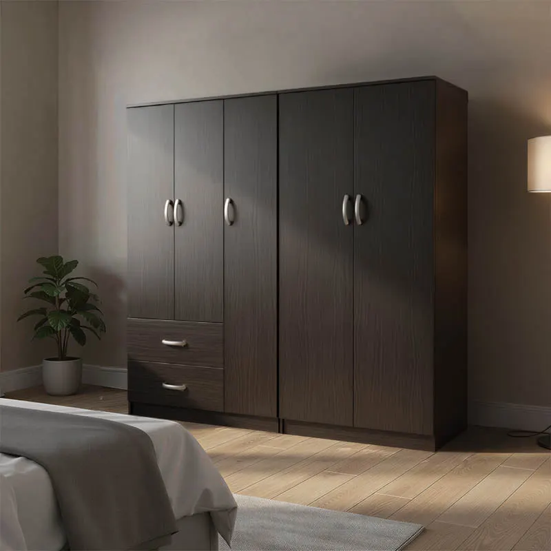 Dulap Athos cu 5 usi, 170x42x180 cm - Nuc