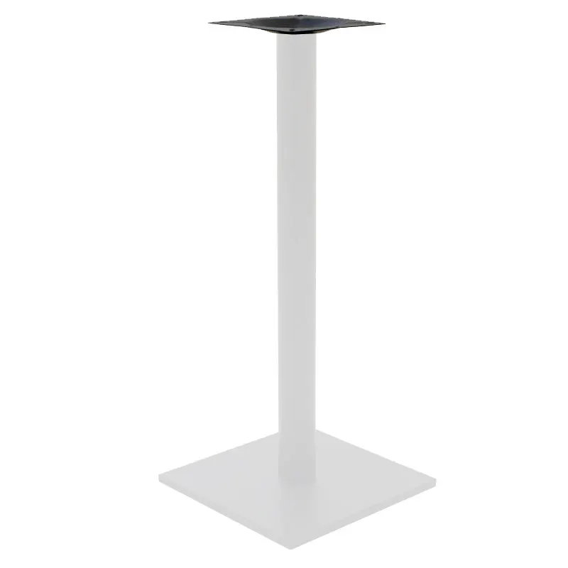 Baza masa bar functionala Staid, metal, Alb-Negru, 40x40x94 cm - Negru