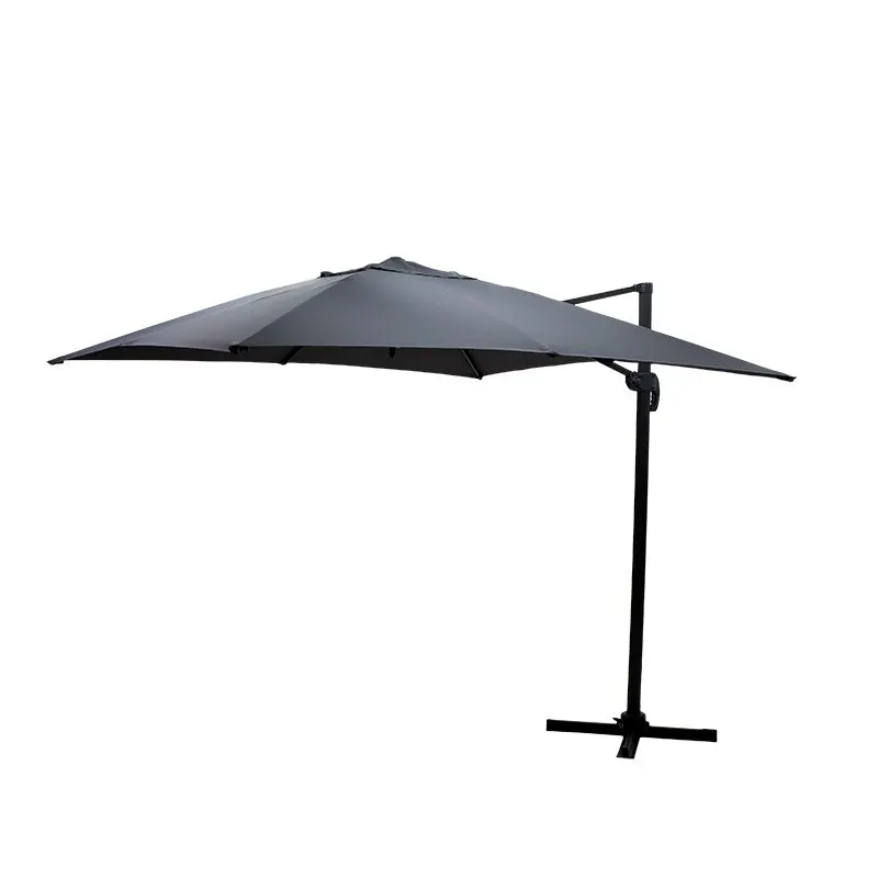 Umbrela de gradina suspendata cu rotatie de 360 de grade Raffaella aluminiu, antracit, 3x3 m - Antracit